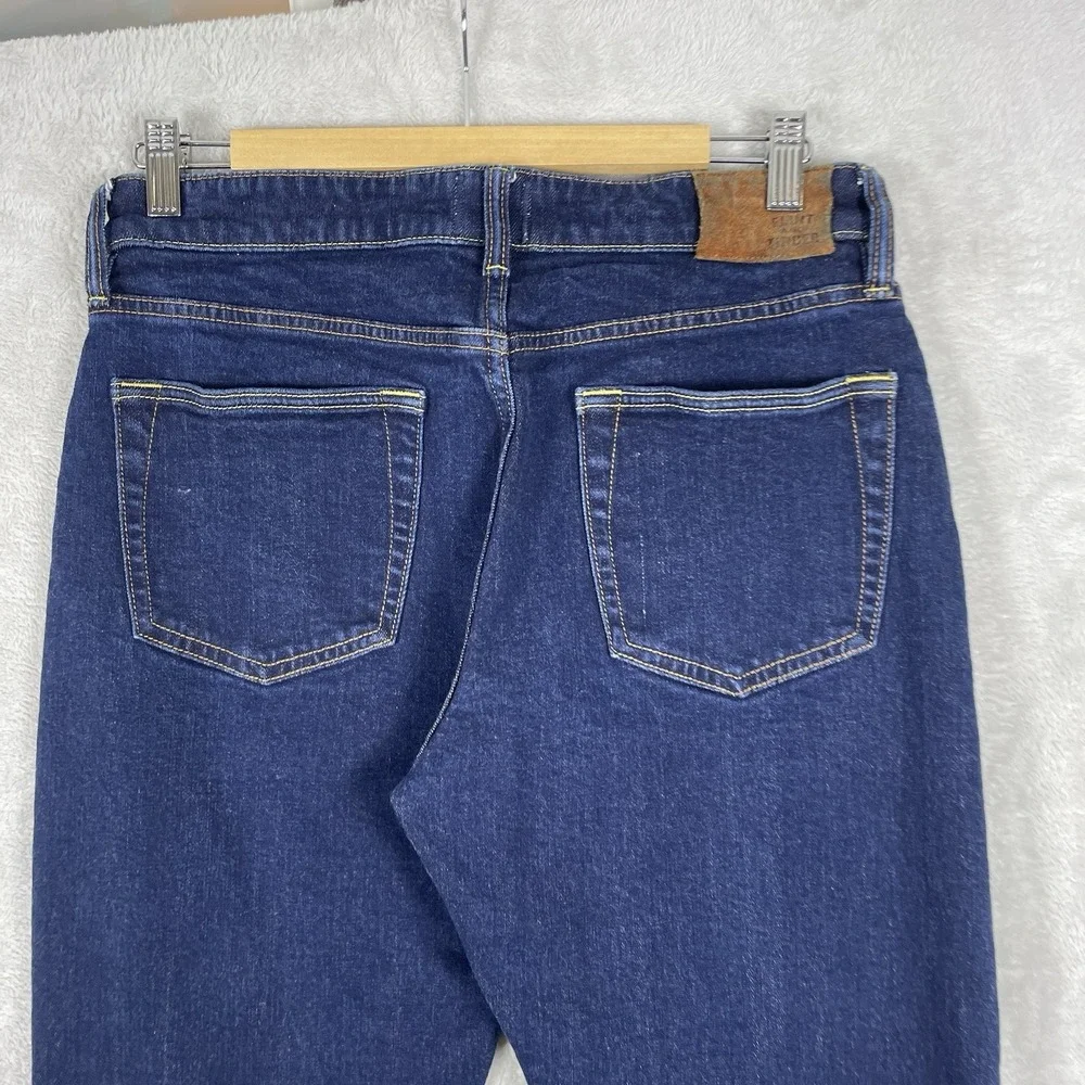 Flint and Tinder Athletic Tapered Fit Selvedge Denim Jeans Mens 30x32 Stretch